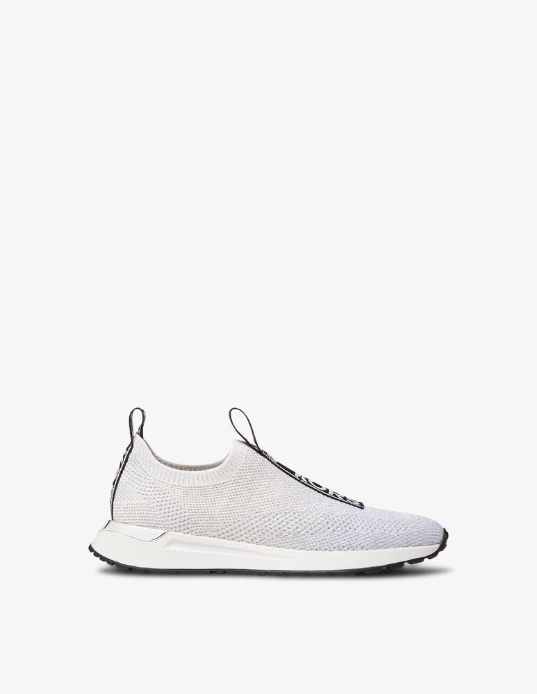rinascente Michael Michael Kors Bodie slip on lurex sneakers - White