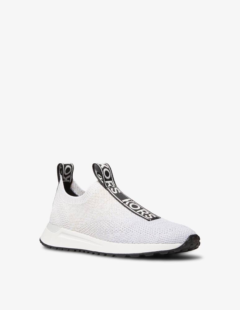 rinascente Michael Michael Kors Bodie slip on lurex sneakers - White