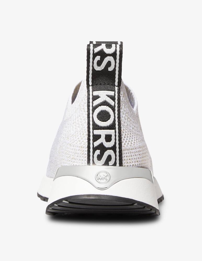 rinascente Michael Michael Kors Bodie slip on lurex sneakers - White