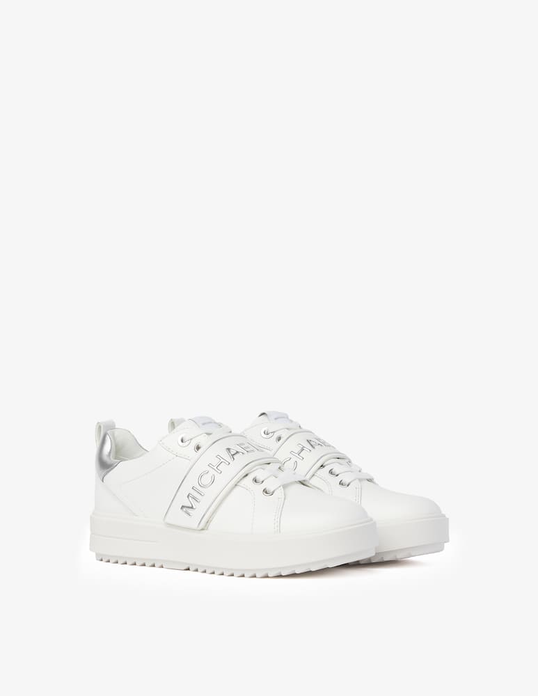 rinascente Michael Michael Kors Emmet strap lace up sneakers - White