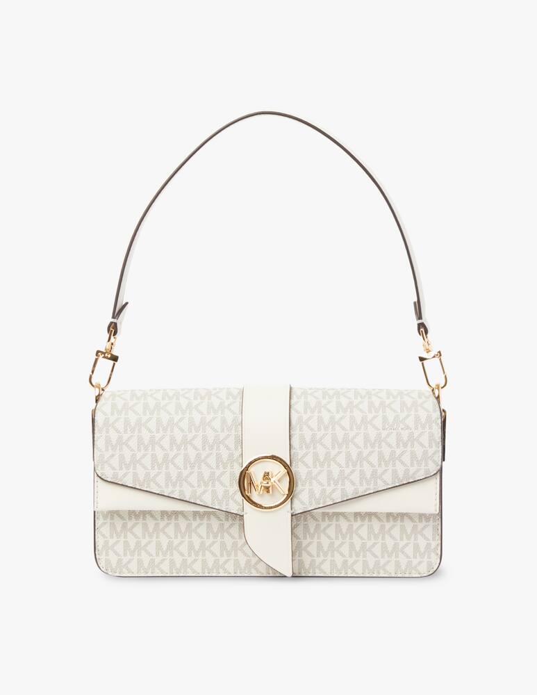 rinascente Michael Michael Kors Borsa a tracolla M Greenwich - bianco