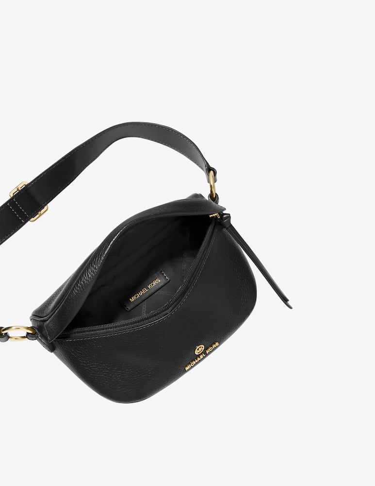 rinascente Michael Michael Kors Monospalla Slater extra-small in pelle martellata - Nero