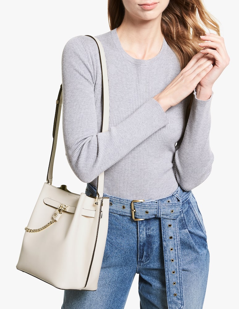 rinascente Michael Michael Kors Hamilton Legacy M messenger Bag - white