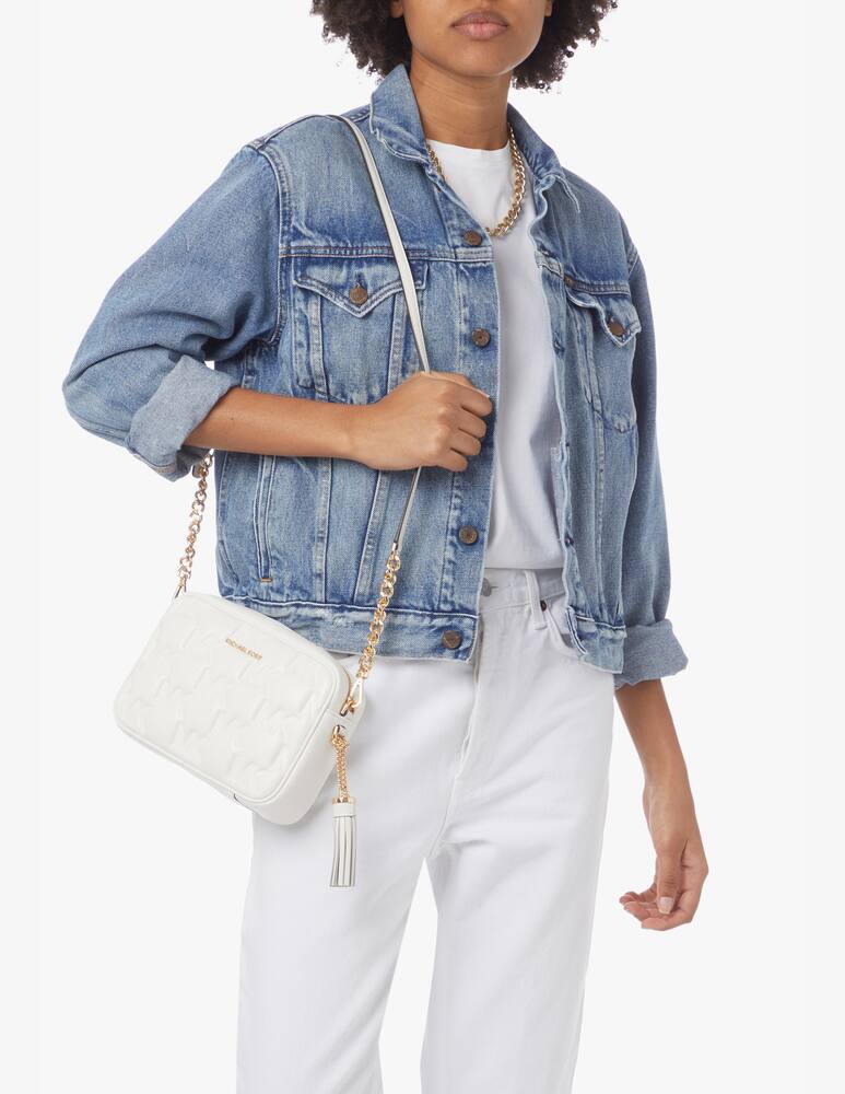 rinascente Michael Michael Kors Jet Set M camera bag - white