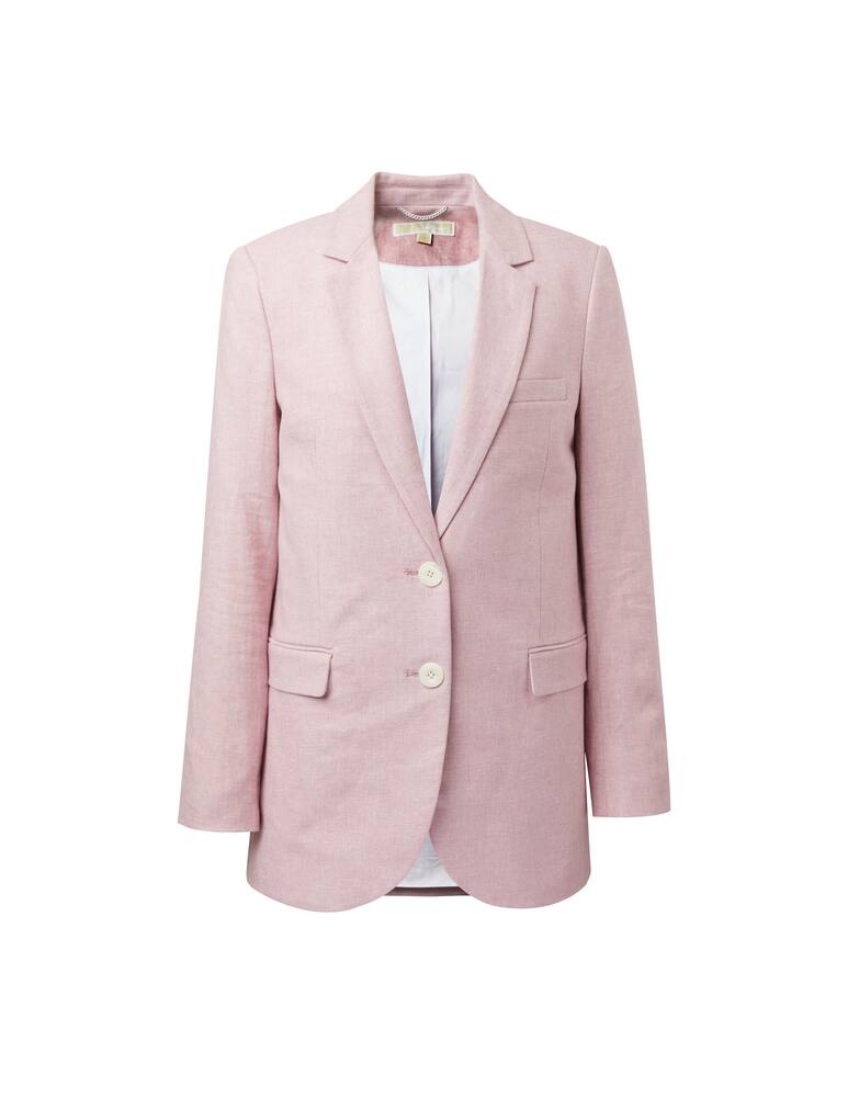 rinascente Michael Michael Kors Blazer lino con 2 bottone - rosa