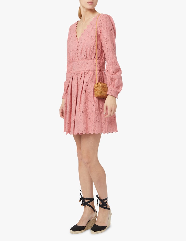 Michael Michael Kors Long sleeved mini dress - pink - picture 1 Michael Michael Kors Long sleeved mini dress - pink - picture 1