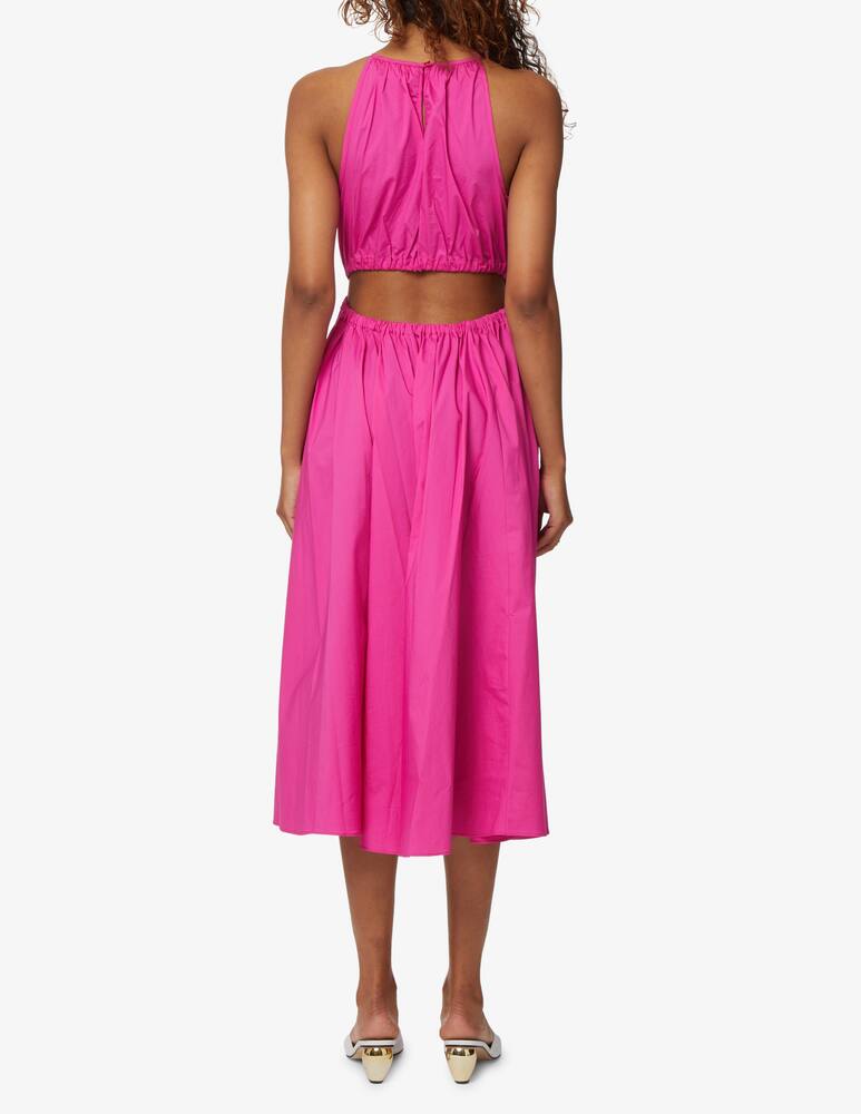 rinascente Michael Michael Kors Midi dress with cut back - fuchsia