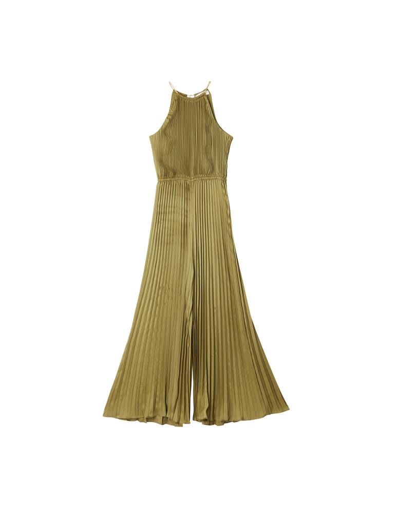 rinascente Michael Michael Kors Tuta plissettata- oliva