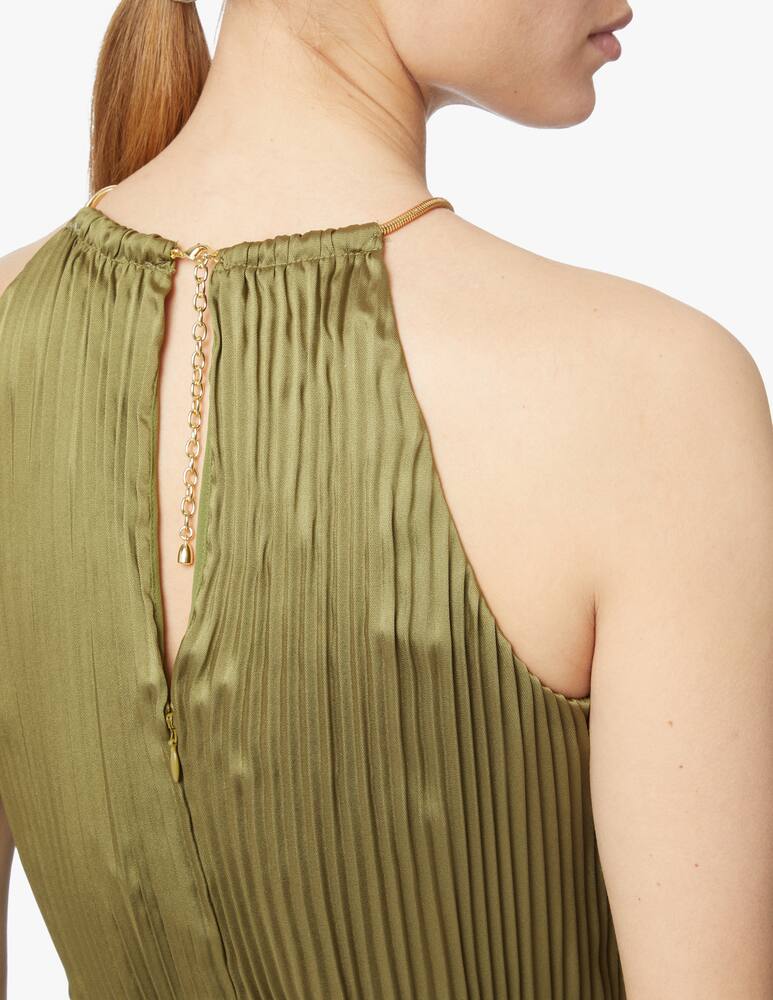 rinascente Michael Michael Kors Tuta plissettata- oliva