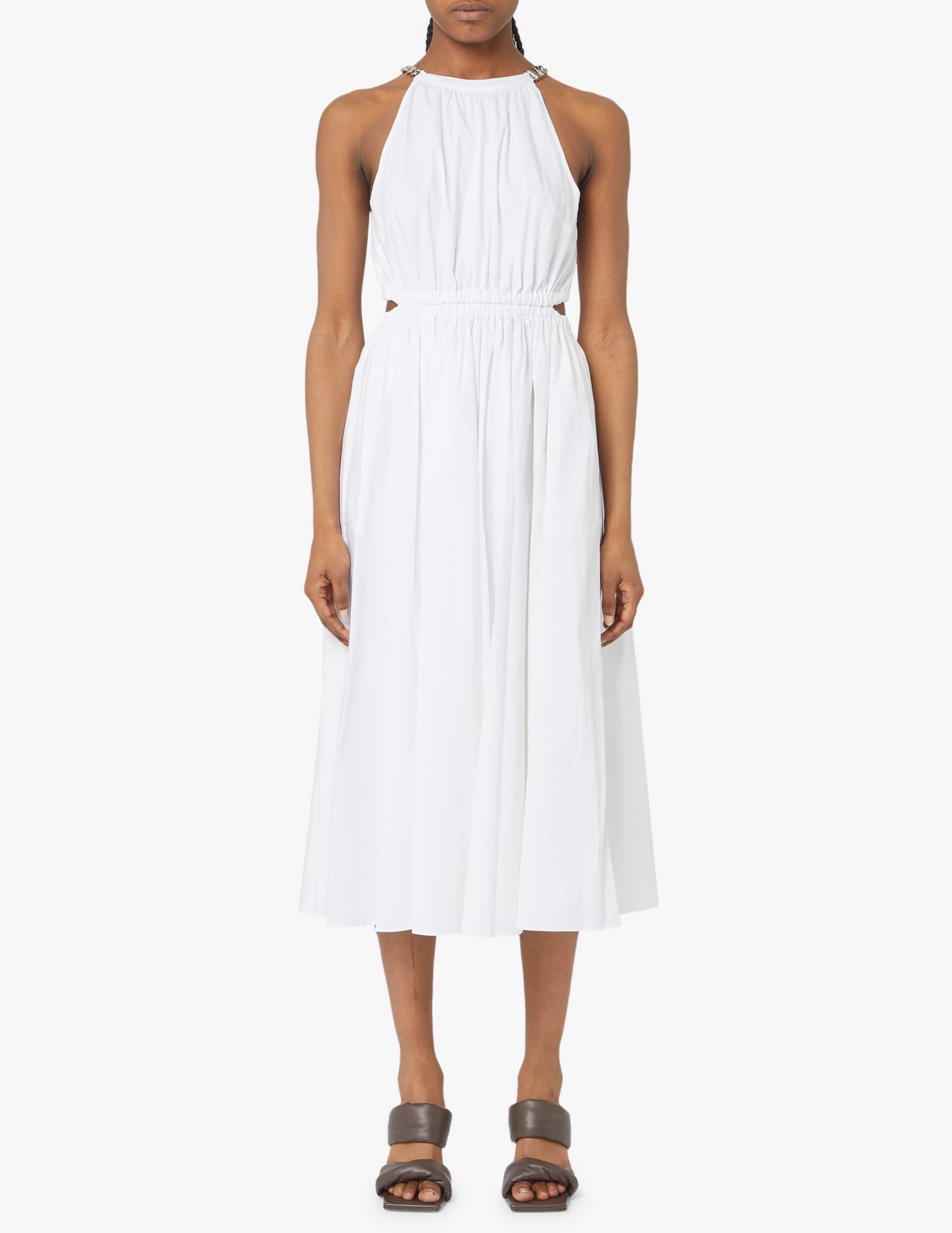 Michael Kors Women's Abito Con Ricami Floreali White