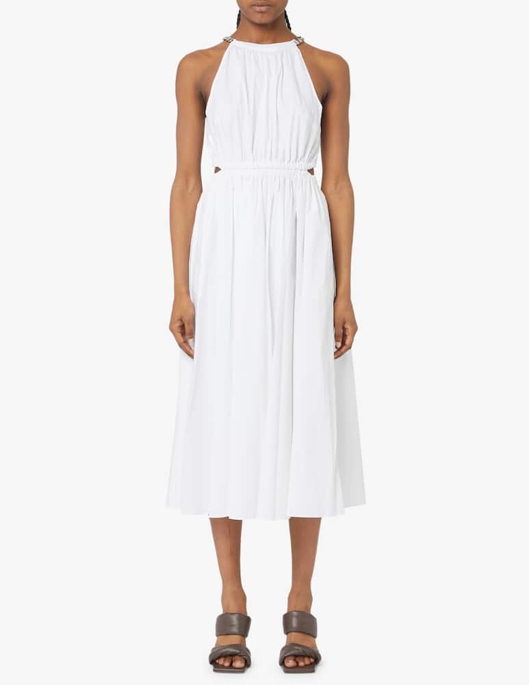 Michael Michael Kors Abito midi con collo a catena - immagine 1 Michael Michael Kors Abito midi con collo a catena - immagine 1