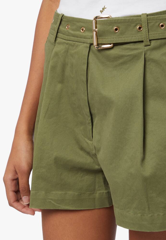rinascente Michael Michael Kors Shorts in cotone - oliva