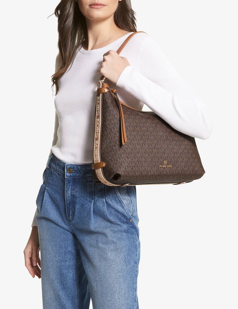 rinascente Michael Michael Kors Borsa a spalla hobo Maeve L - Marrone