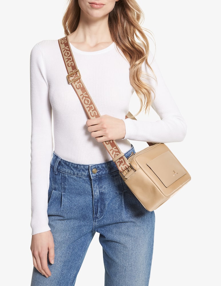 rinascente Michael Michael Kors Jet Set Charm L crossbody bag - Beige