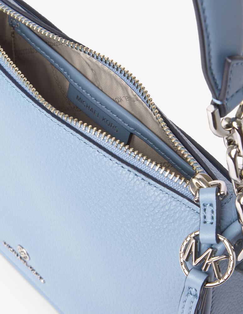 rinascente Michael Michael Kors Leather clutch - Light blue
