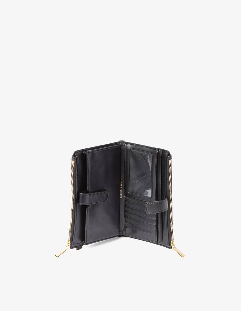 rinascente Michael Michael Kors Jet Set double zip wristlet wallet - Black