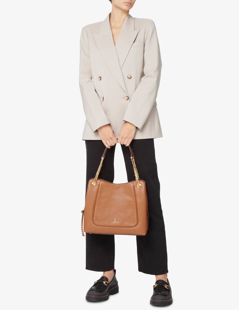 rinascente Michael Michael Kors Borsa a tracolla L Piper - Marrone