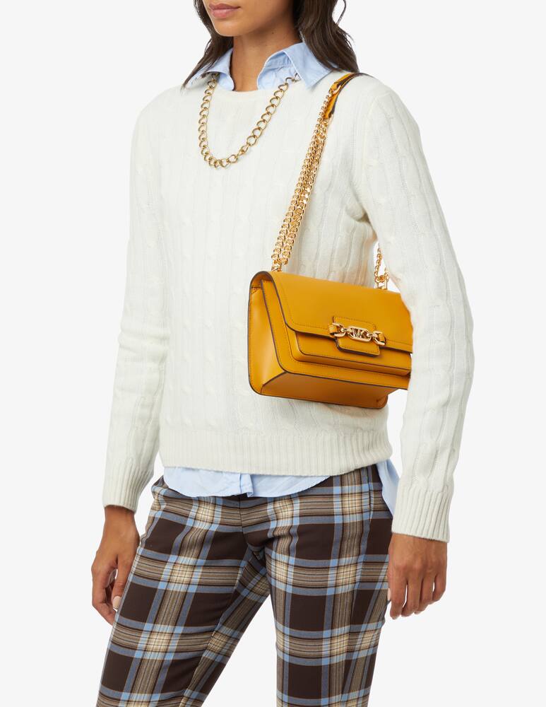 rinascente Michael Michael Kors Borsa a spalla L Heather - Giallo