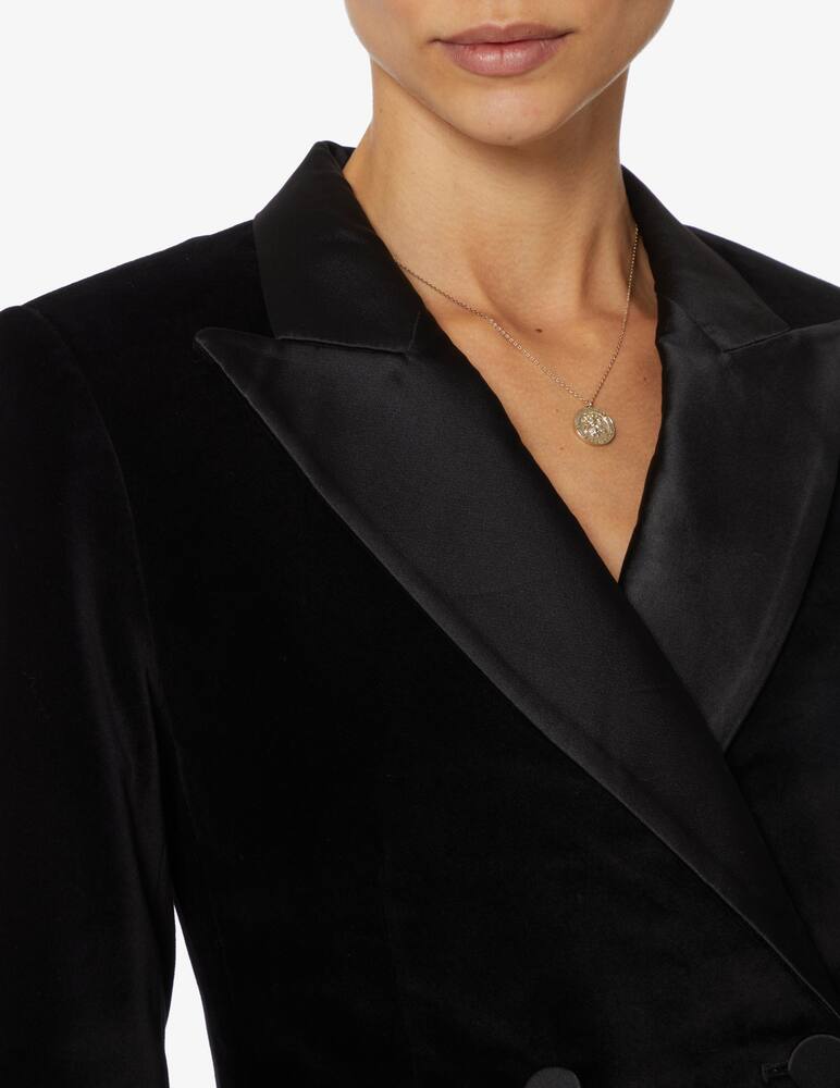 rinascente Michael Michael Kors Velvet blazer jacket - Black