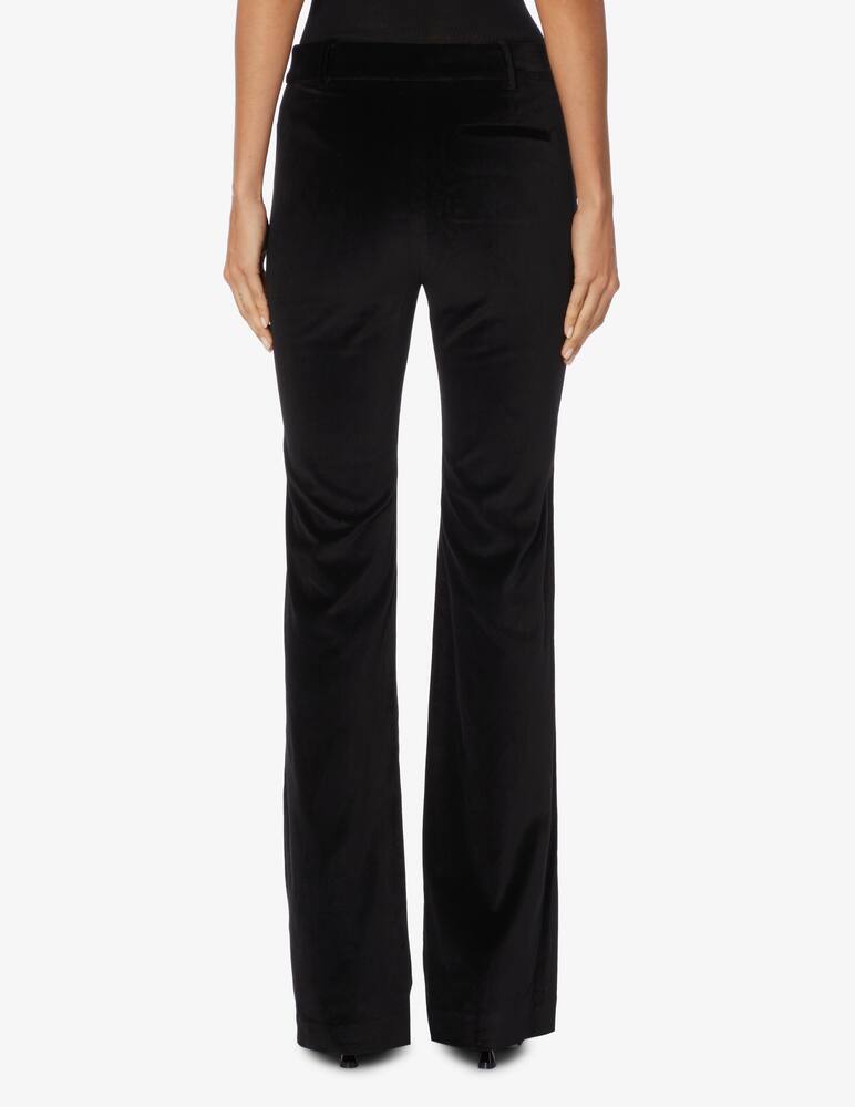 rinascente Michael Michael Kors Pantalone bootcut in velluto stretch - Nero
