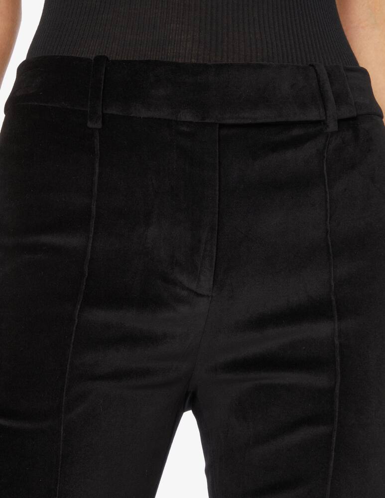rinascente Michael Michael Kors Pantalone bootcut in velluto stretch - Nero