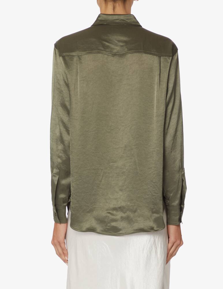 rinascente Michael Michael Kors Satin shirt - Olive