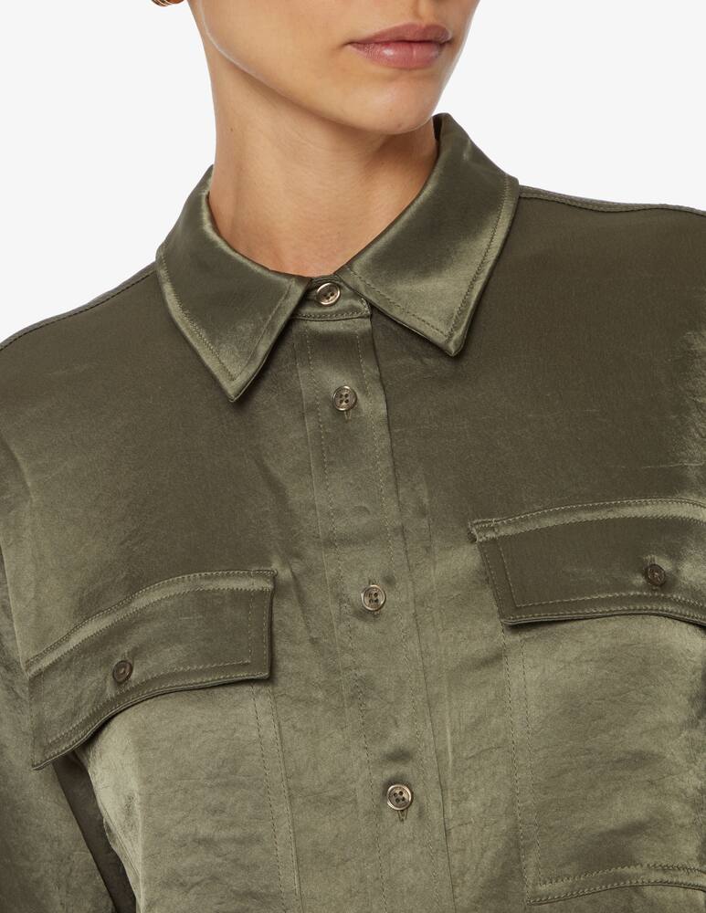 rinascente Michael Michael Kors Satin shirt - Olive