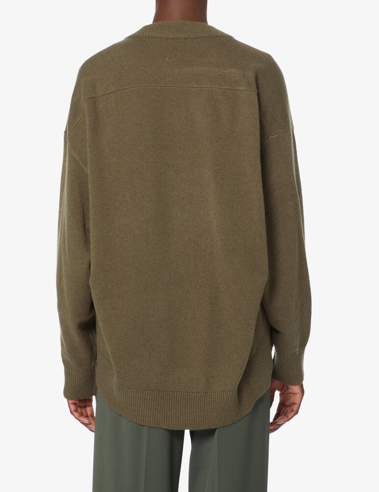 rinascente Michael Michael Kors Maglione in lana e cashmere - Oliva