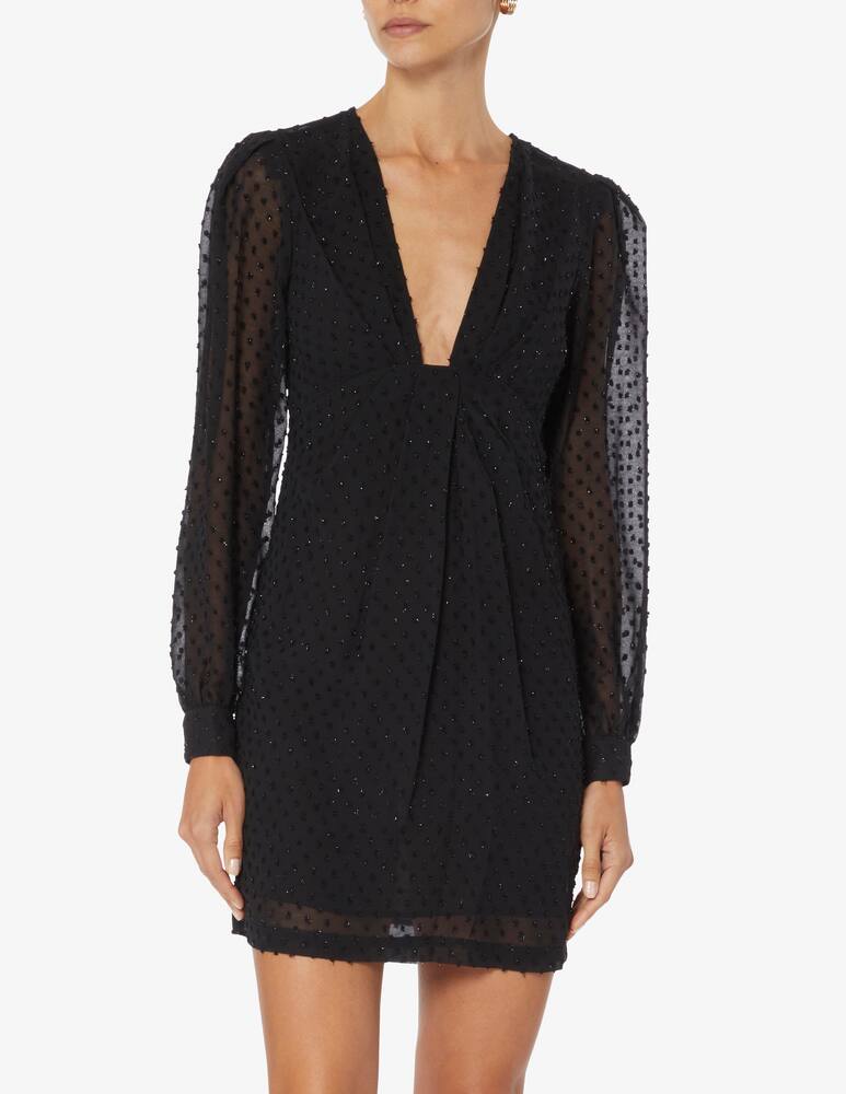 rinascente Michael Michael Kors Abito mini Shiny Swiss Dot - Nero