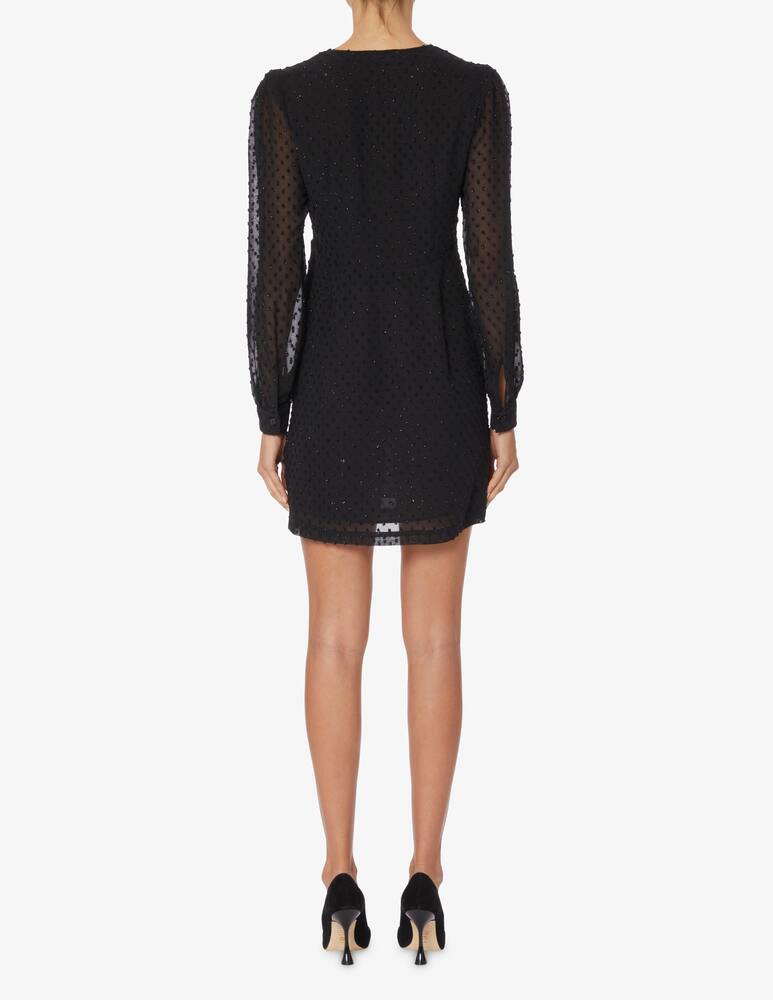 rinascente Michael Michael Kors Abito mini Shiny Swiss Dot - Nero