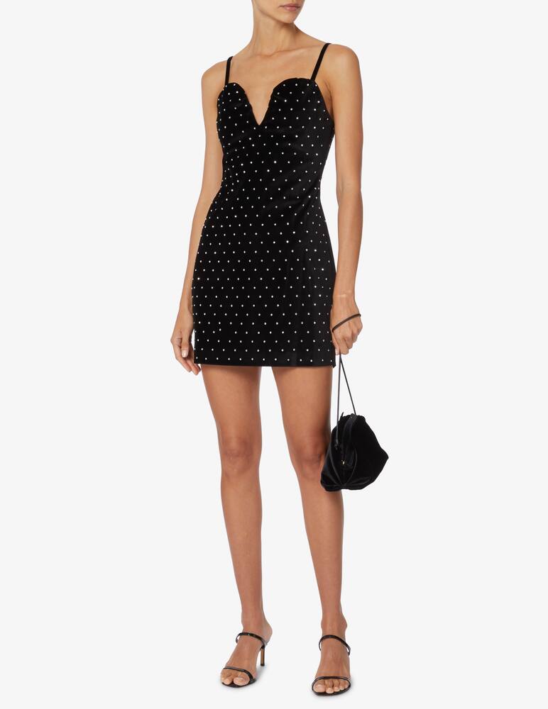 rinascente Michael Michael Kors Vestito bustier in velluto mini - Nero