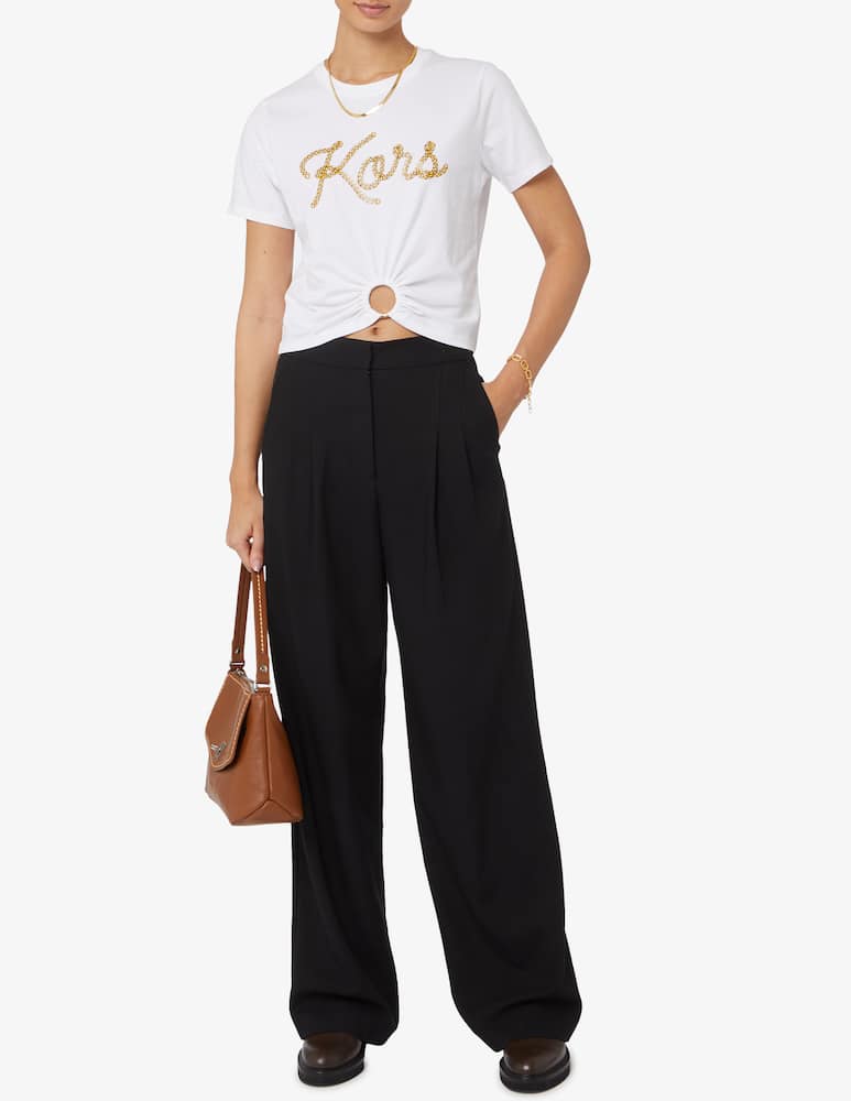 rinascente Michael Michael Kors T-shirt arricciata - Bianco