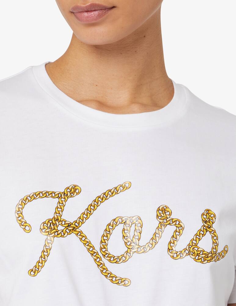 rinascente Michael Michael Kors T-shirt arricciata - Bianco