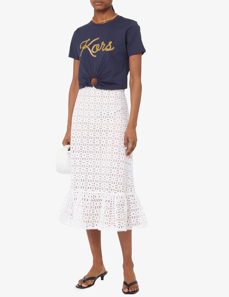 rinascente Michael Michael Kors T-shirt arricciata - Blu