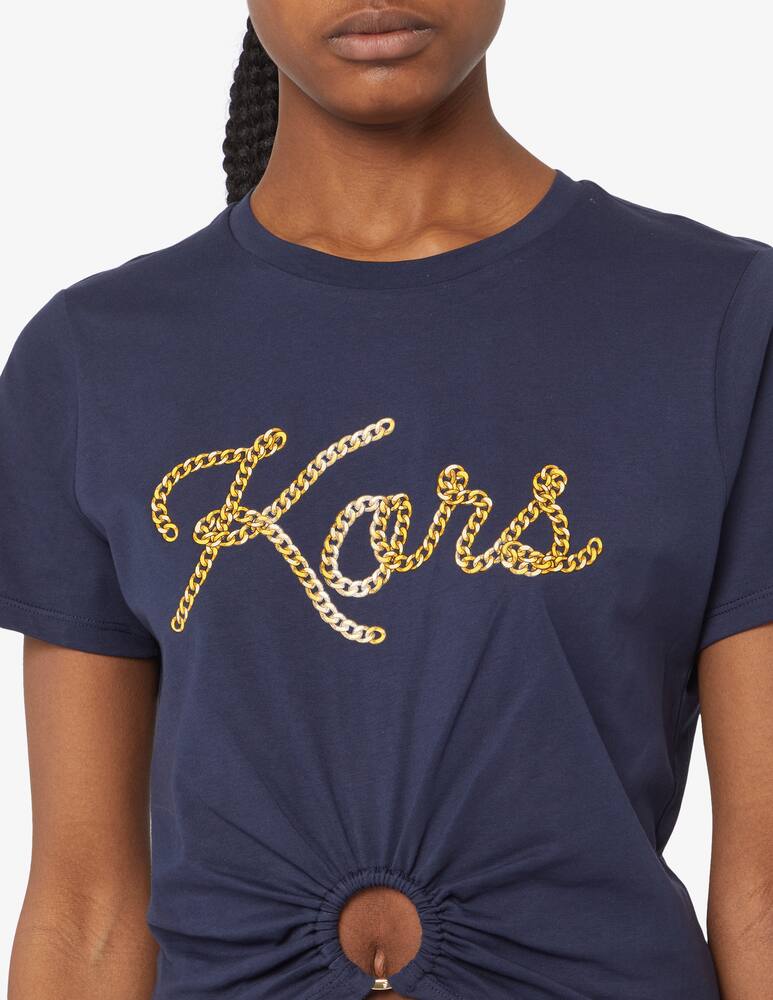 rinascente Michael Michael Kors T-shirt arricciata - Blu