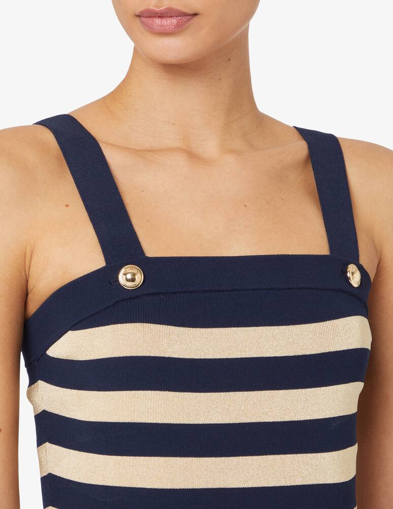 rinascente Michael Michael Kors Eco metallic stripe tank top