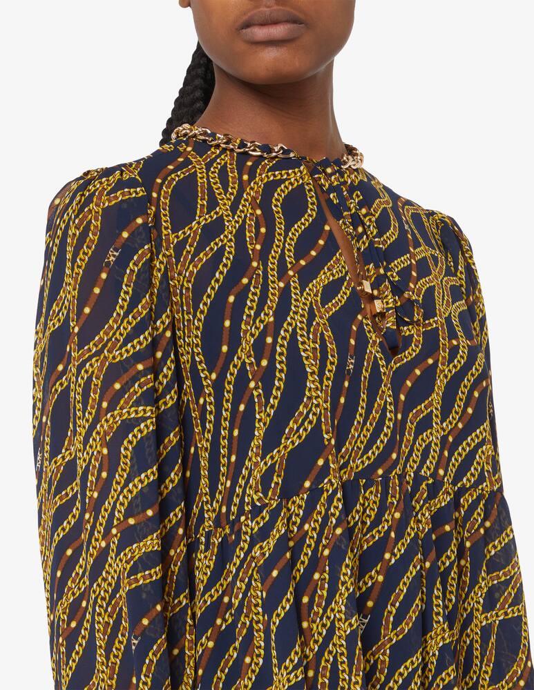 rinascente Michael Michael Kors Bias chain tenty mini dress