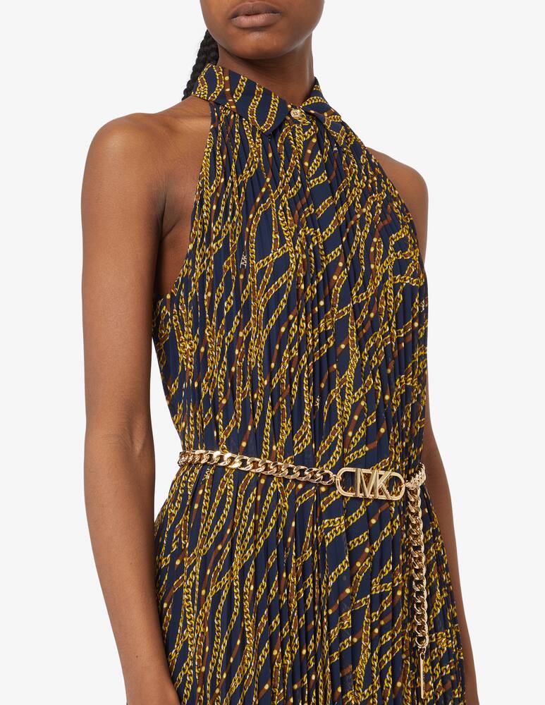 rinascente Michael Michael Kors Halter pleat maxi dress