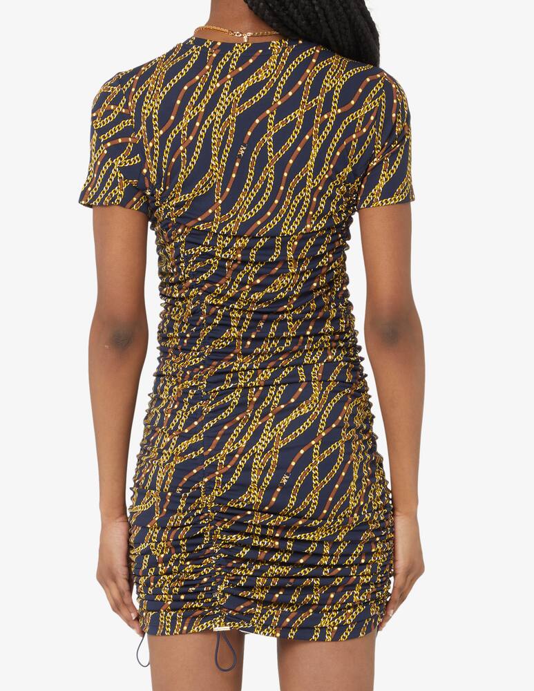 rinascente Michael Michael Kors Abito a maniche corte con stampa a catena