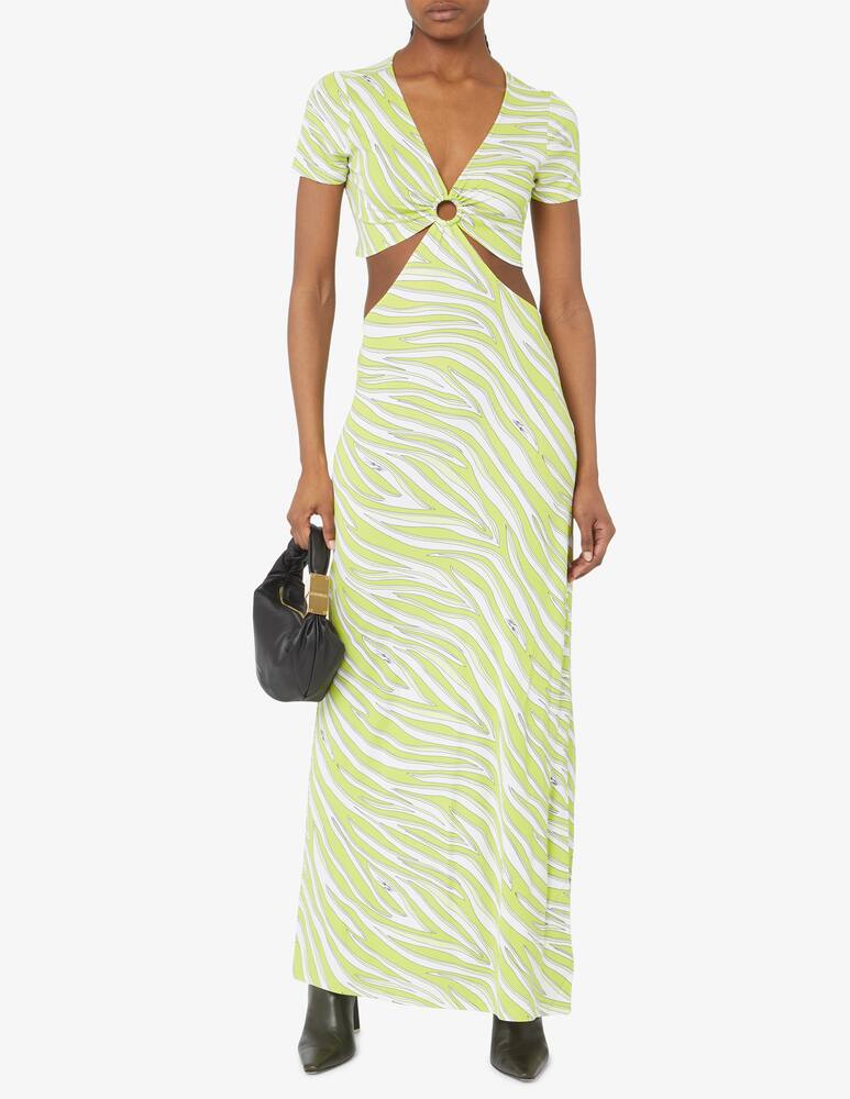 rinascente Michael Michael Kors Zebra o-ring maxi dress