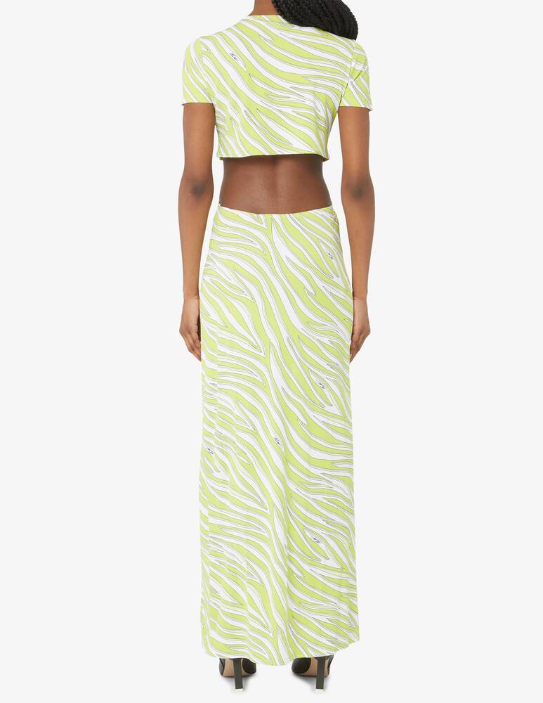 rinascente Michael Michael Kors Zebra o-ring maxi dress