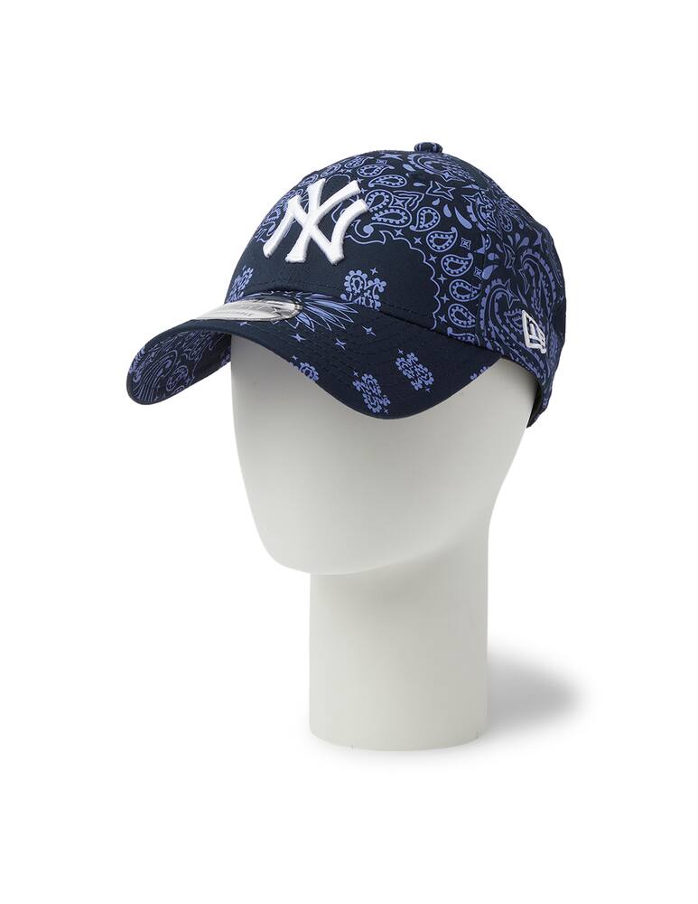 rinascente New Era Cappello con visiera 9forty ny stampa paisley - blu
