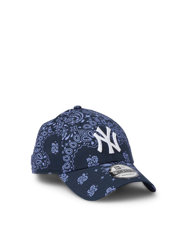 rinascente New Era Cappello con visiera 9forty ny stampa paisley - blu