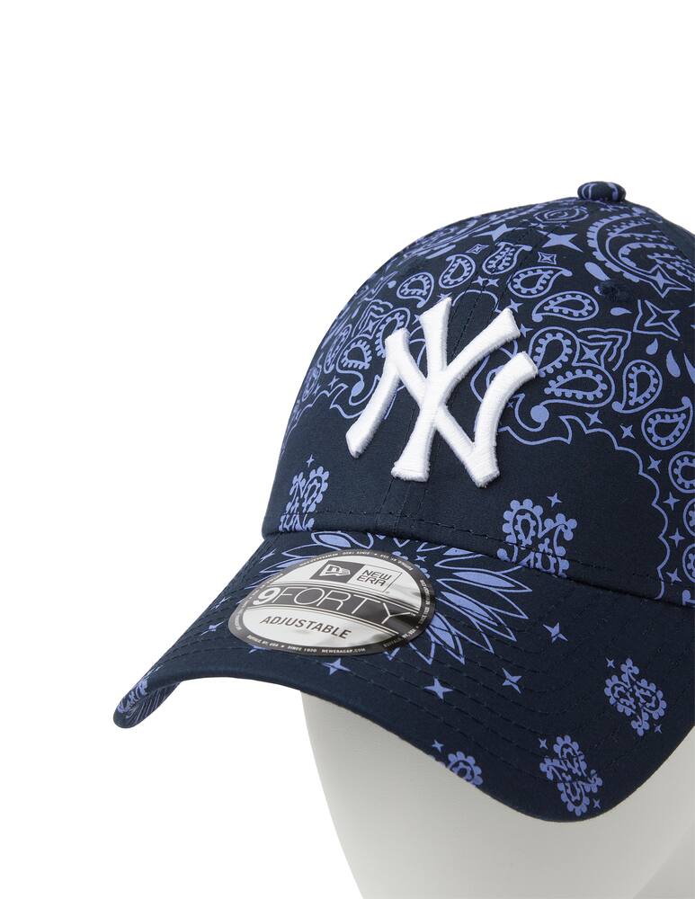 rinascente New Era Cappello con visiera 9forty ny stampa paisley - blu