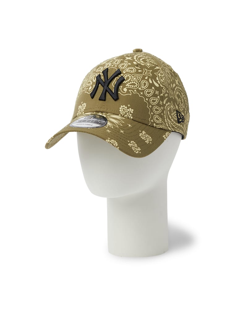 rinascente New Era 9forty ny print paisley cap - green
