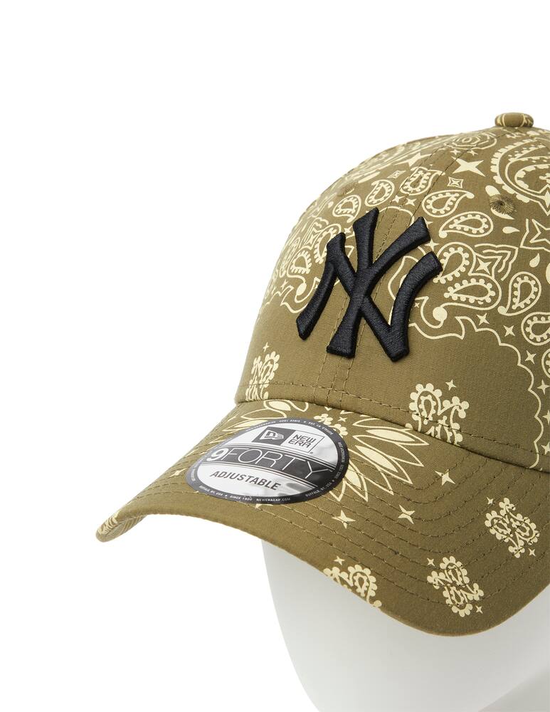 rinascente New Era 9forty ny print paisley cap - green