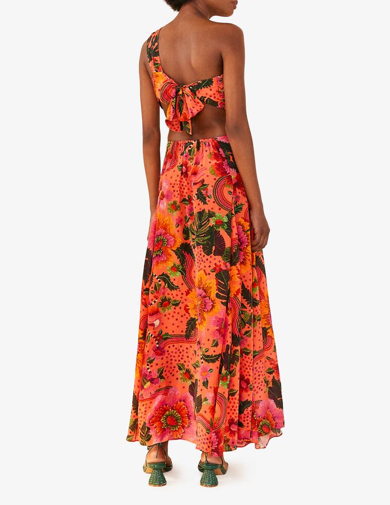 rinascente Farm Rio Maxi vestito Blooming garden