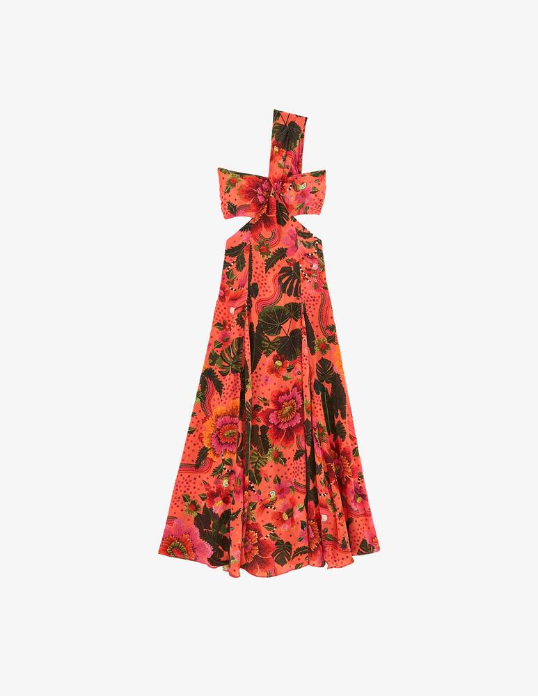 rinascente Farm Rio Maxi vestito Blooming garden