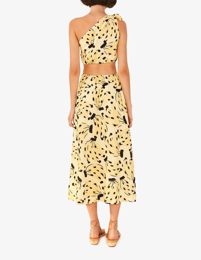 rinascente Farm Rio Bossa banana midi dress
