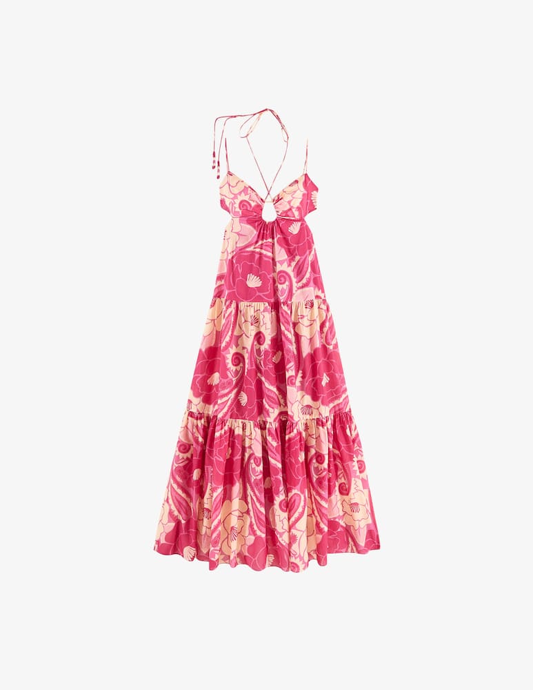 rinascente Farm Rio Maxi abito Tropical groove